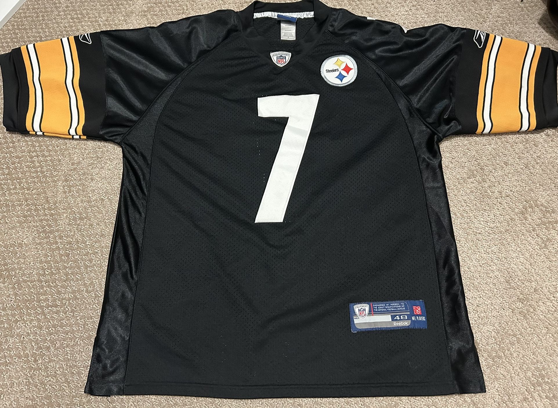 Ben Roethlisberger Pittsburgh Steelers stitched Reebok NFL On Field / Size 48