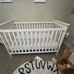 Crib And Mattress 