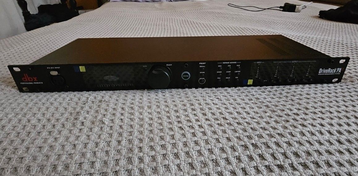 DBX DRIVE RACK PEA2 Low, Medium and High. Equalizer, Crossover and more.