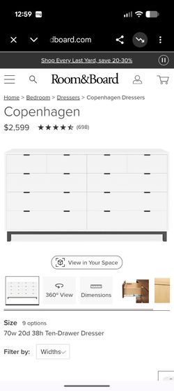 Room and Board Dresser