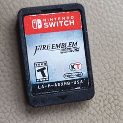 Nintendo switch fire emblem warriors game works perfectly.