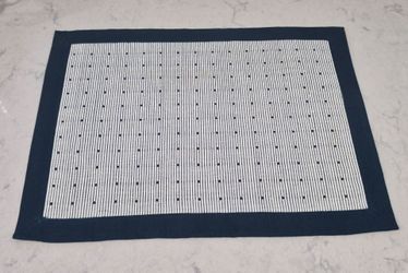 Blue and White Placemats, 8 count