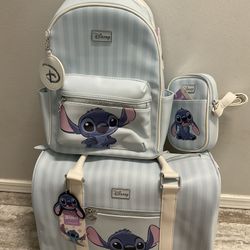 NWT Stitch Weekender Bag, Backpack And Phone Crossbody Bag