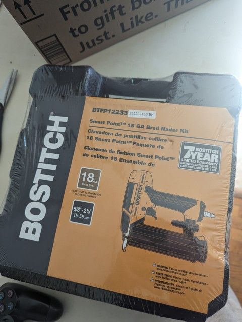 Brand New Brad Nailer In Plastic Case 