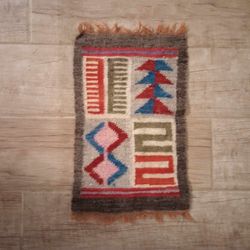 Antique Wool Wall Hanging