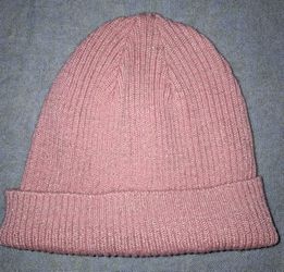 PINK SPARKLEY BEANY HAT
