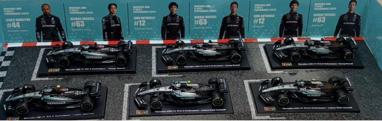 F1 cars