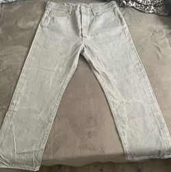 Grey Levi’s 501s