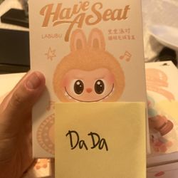 Dada Have a Seat Labubu