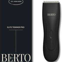 NEW Berto Elite Trimmer PRO, Best LED Spotlight Body Trimmer, IPX6 Waterproof for Wet/Dry Use