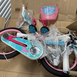 New Complete Schwinn Koen & Elm 16 Inch BMX Style Kids Bike Girls Pink Aqua Training Wheels  