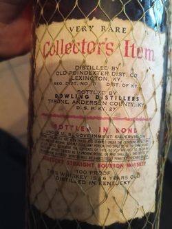 Rare Bottle  Of Kentucky Bourbon