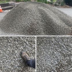 gravel - 12 yards 5/8” crushed clean