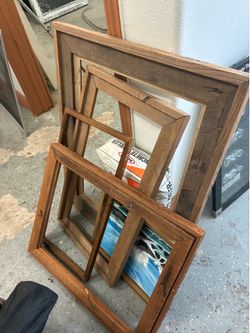 All wooden frames