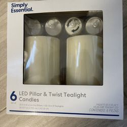 6 LED Candles