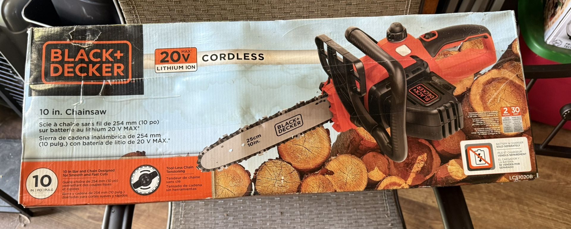 Craftsman 10 in cordless chainsaw