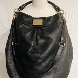 Marc By Marc Jacobs Black Leather Satchel Purse