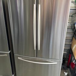 Samsung Refrigerator French Door Stainless With Ice Maker 