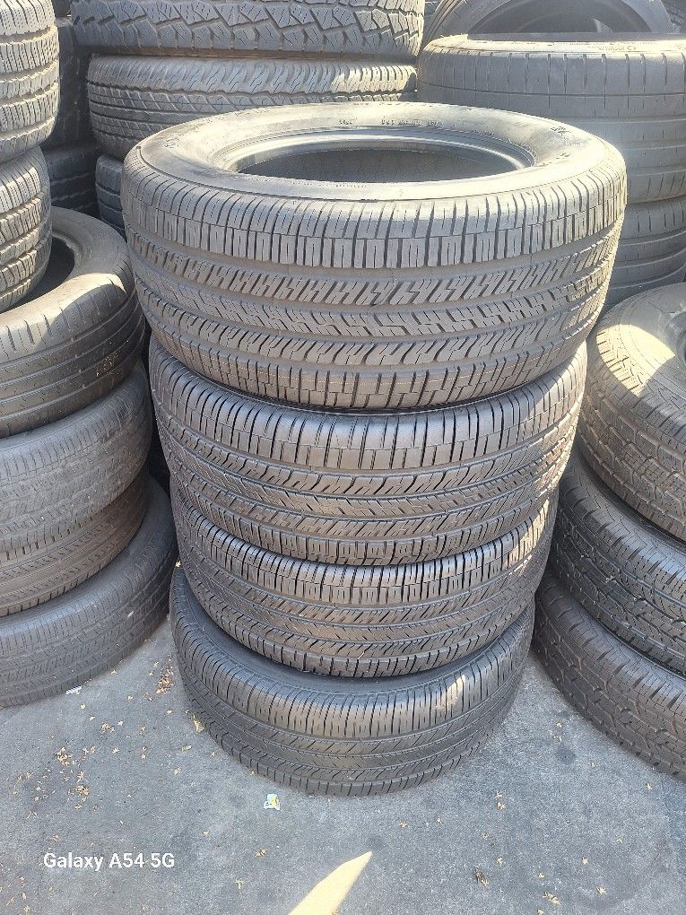 Sets of four , 265/60R17 $300, LT245/70R17 $400, 265/70R16 $300 , 255/70R18 $300
