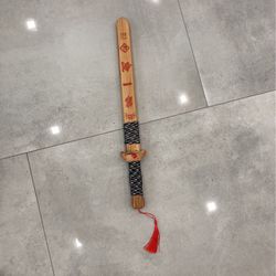 Wooden Sword With Sheath