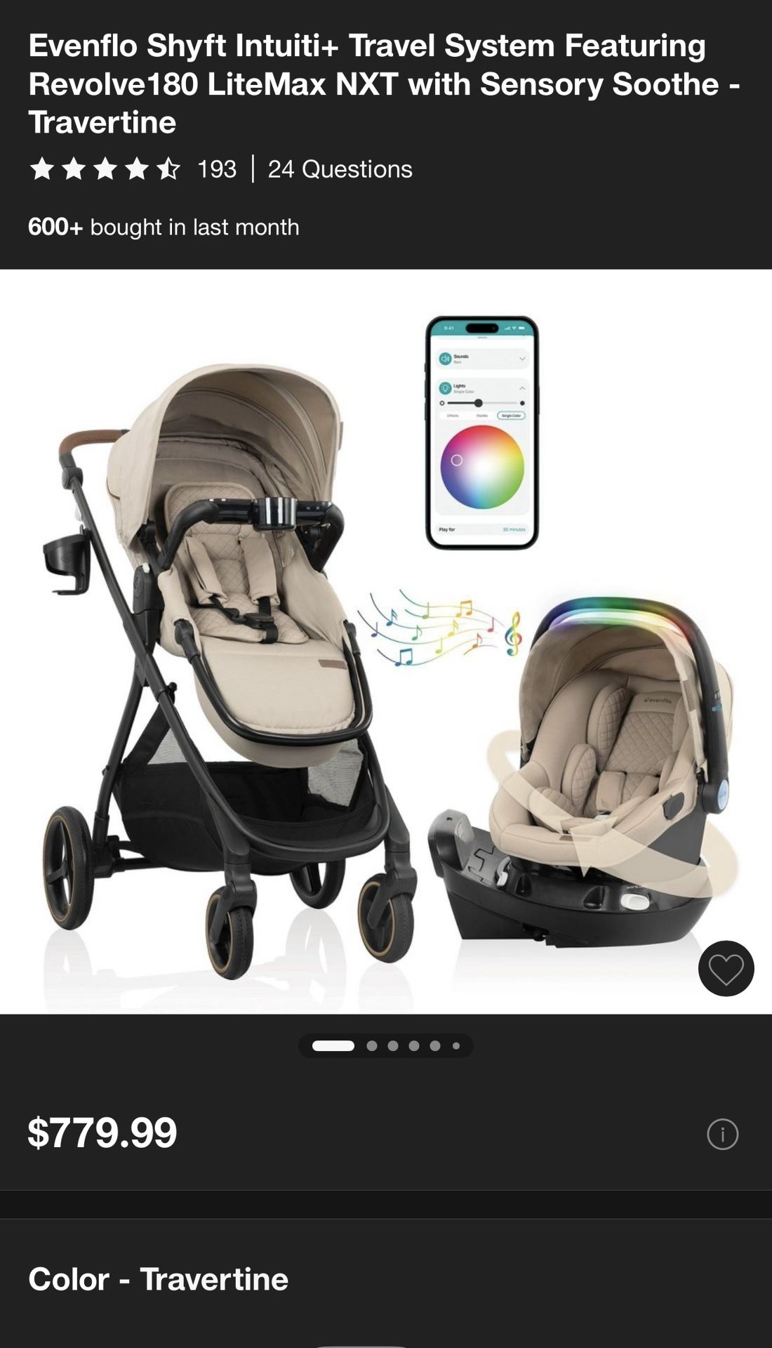 Evenflo Revolve180 LITEMAX NXT