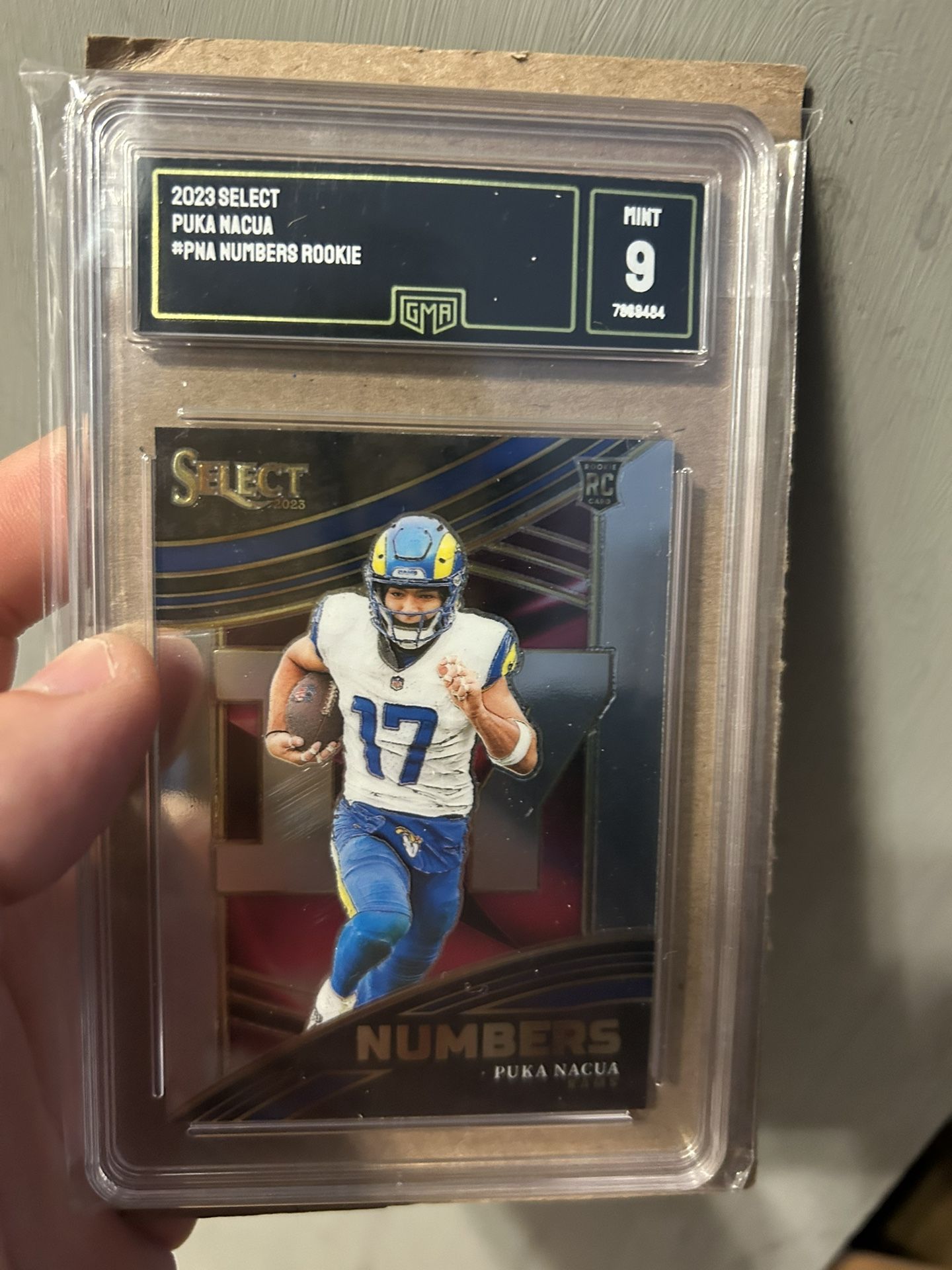 Puka Nacua Mint 9 Graded Rookie