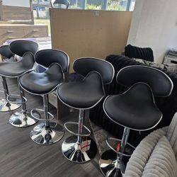 4 Bar Stools Black Chrome 2025 On Sale!
