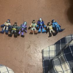 7 Imaginex Batman toys