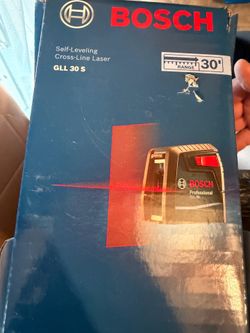 Bosch self leveling cross line laser