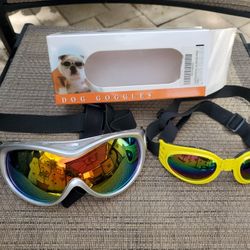 2 Pair Of Dog Goggles