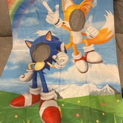 Two Sonic Backdrops