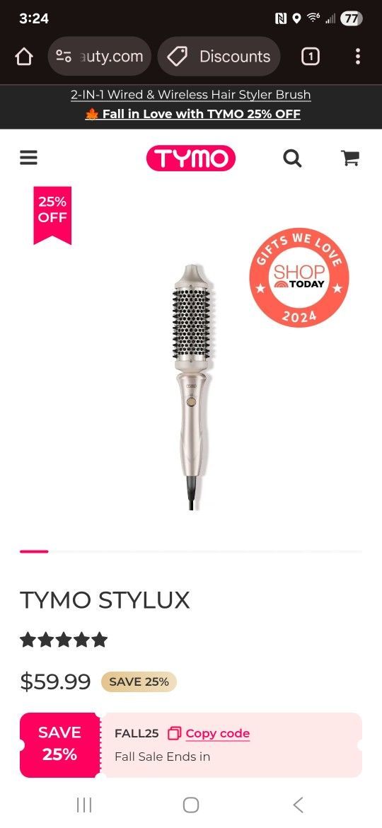 Tymo STLUX Blowout Brush $25