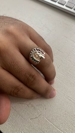 Horse Ring. With Stones