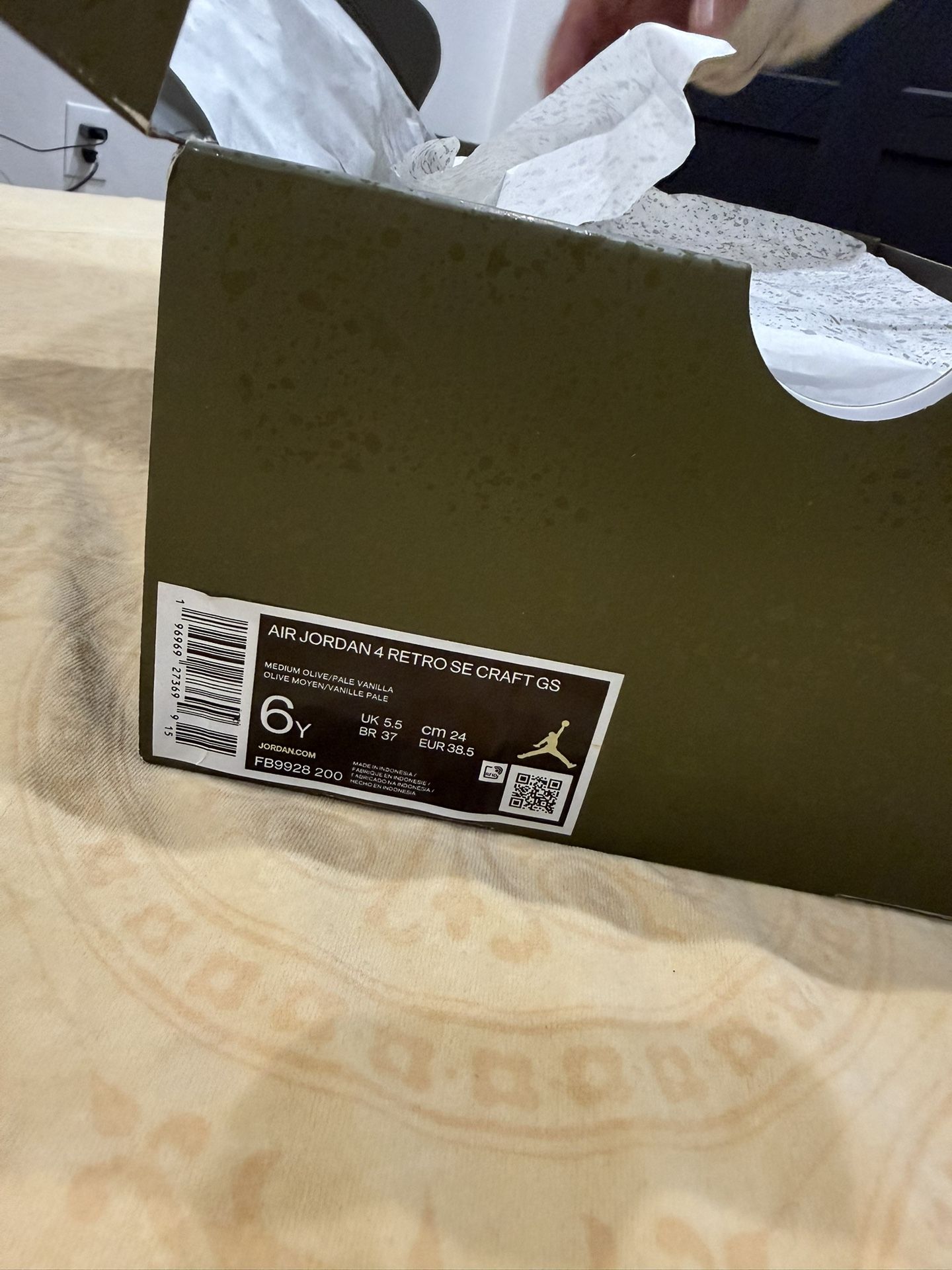 Jordan 4 Retro Craft SE OLIVE