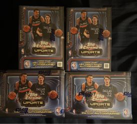 2026 Topps Chrome NBA Update x 4