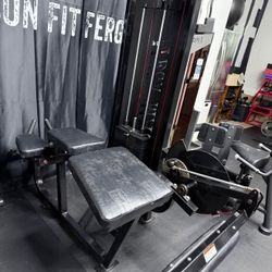 Power Max Leg Curl Machine