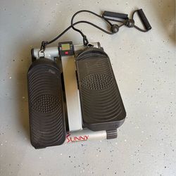 Sunny Health & Fitness Mini Stepper with arm resistant bands