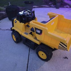 Kids 12v CAT Dump Truck Ride-on