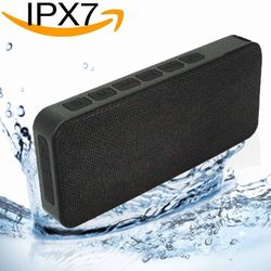 New! Waterproof Bluetooth Speaker Wireless 10W Bass 10hrs Battery Shower Speaker