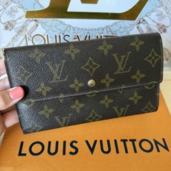 Authentic Vintage Louis Vuitton Long Wallet