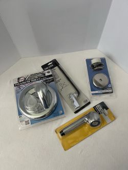 packaged plumbing replacement parts and fixtures