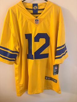 Puka Nacua #12 Los Angeles Rams SOL  Throwback Jersey – Large