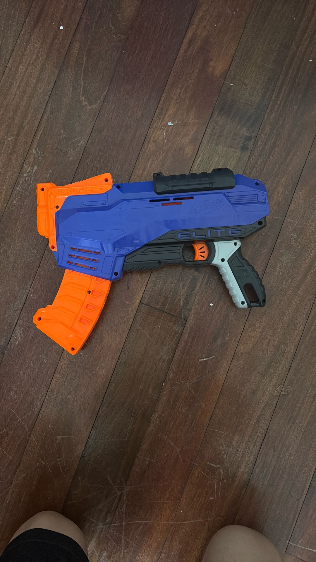 Used Rukkus ICS-8 Nerf Gun For Kids.