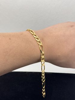 Gold 14K Figaro Bracelet