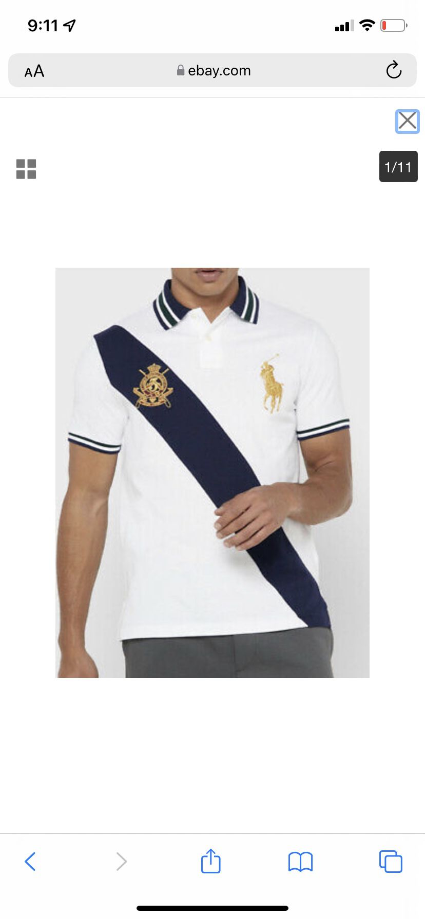 Ralph Lauren Polo Shirt Large