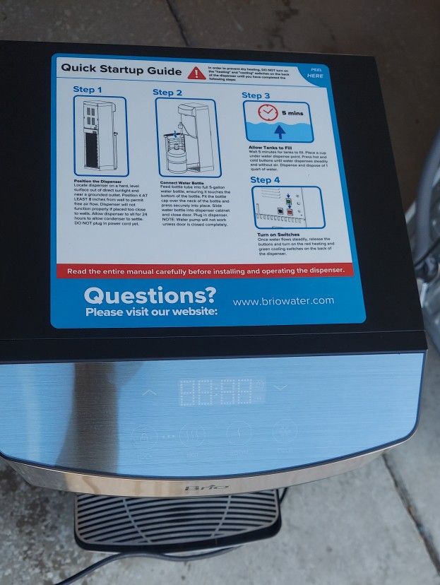 Brio 740 Water dispenser 