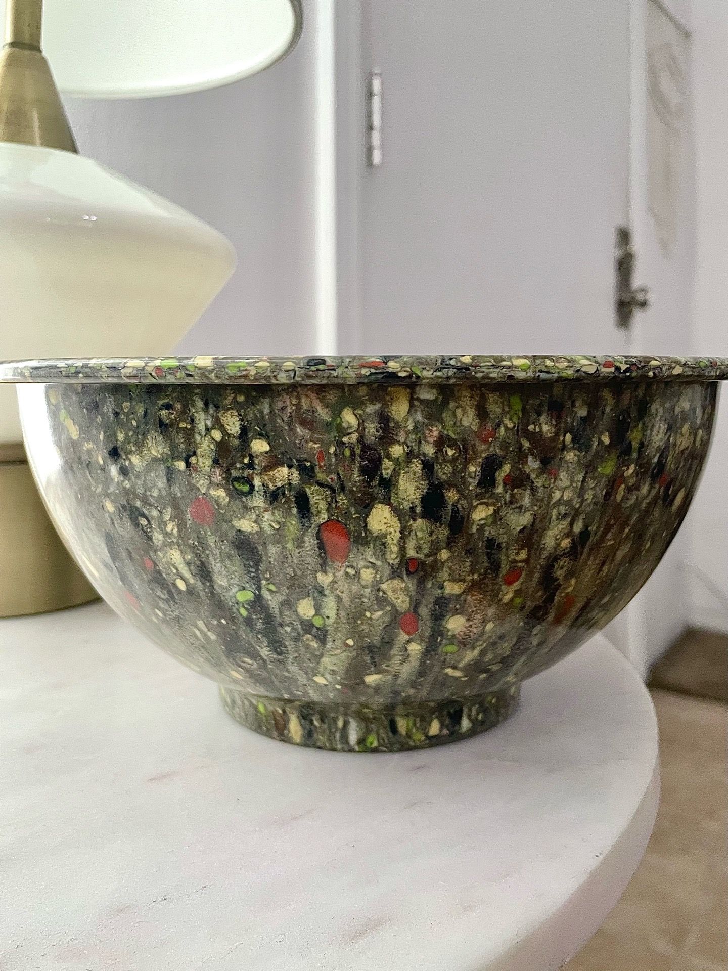 VINTAGE Mid Century Modern TEXAS WARE CONFETTI MIXING BOWL #118