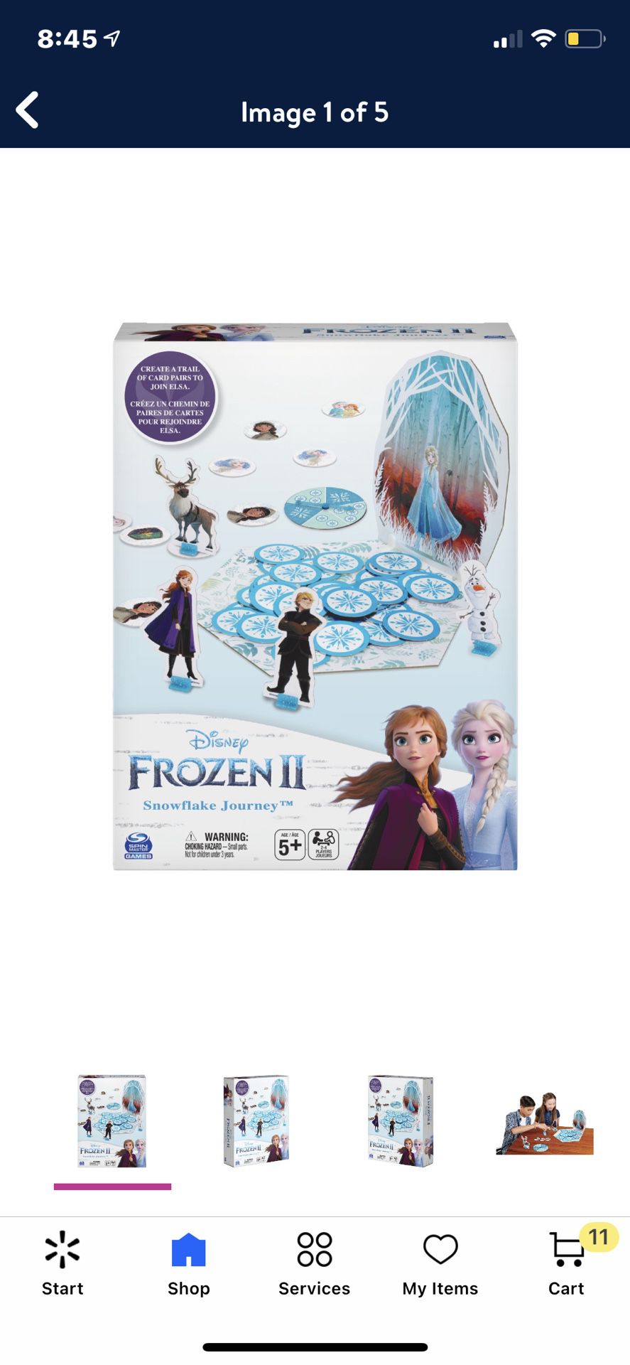Frozen 2 Board Game 
