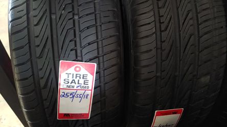 255 55r18 with 90% life $230