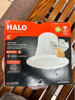 HALO 6 inch canless down light mount